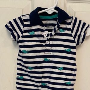 Boys newborn shorts onesie